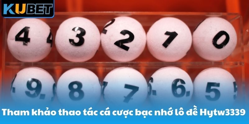Tham khảo thao tác đánh bạc lô đề trên hệ thống Hytw3339