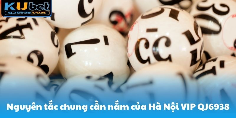 Nguyên tắc chung cần nắm của QJ6938 Hà Nội VIP 